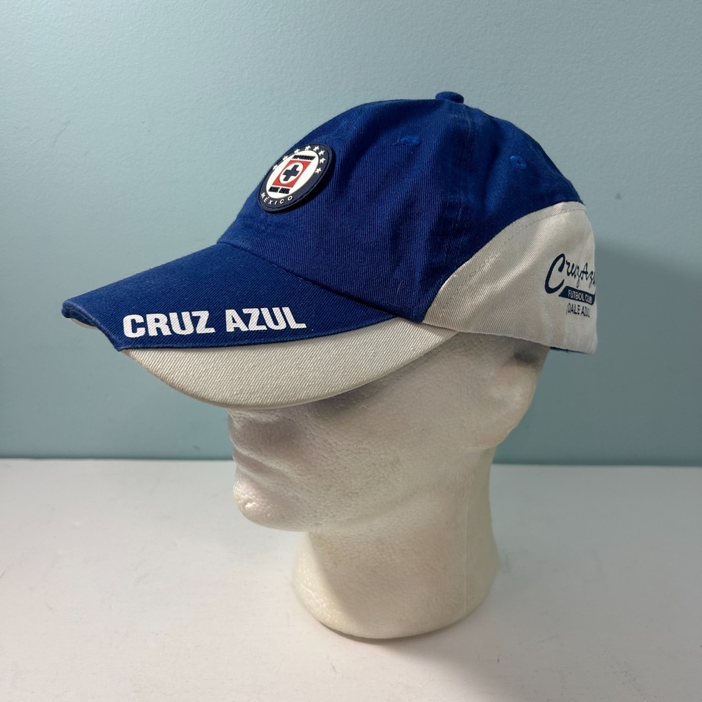 Cruz Azul Hat Adjustable Strapback Mexico Soccer Futbol Club Baseball Cap OSFM